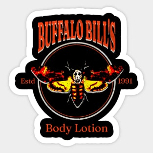 Buffalo Bill's Body Lotion Sticker
